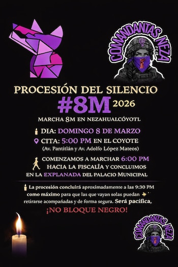 La colectiva Comandantas Neza, quienes