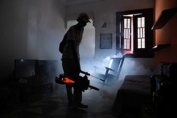 Fumigación para tratar de combatir la propagación del virus oropouche, REUTERS/Norlys Perez