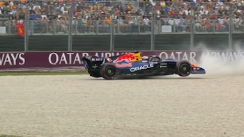 El accidente de Max Verstappen