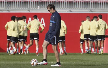 El entrenador del Sevilla, Julen
