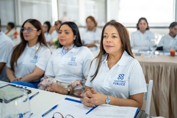 Bajo la premisa de que el Ministerio Público debe actuar como un “arquitecto de la paz social” a través de una justicia que combine firmeza y empatía, la procuradora general de la República, Yeni Berenice Reynoso, encabezó la presentación del Plan Estratégico Institucional (PEI) 2026-2029. (Foto Cortesía Procuraduría General de la República)