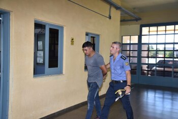 García, detenido en la Comisaría