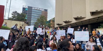 Protestas estudiantiles. Tomado de redes