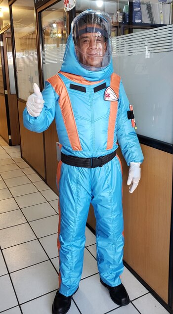 El uso del traje evita