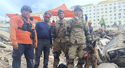 Quién es “Bart”, el perro argentino que ayudó en el rescate de dos niños atrapados entre los escombros en Venezuela