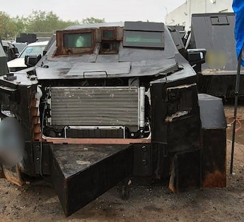 "Monstruo" con una estructura puntiaguda