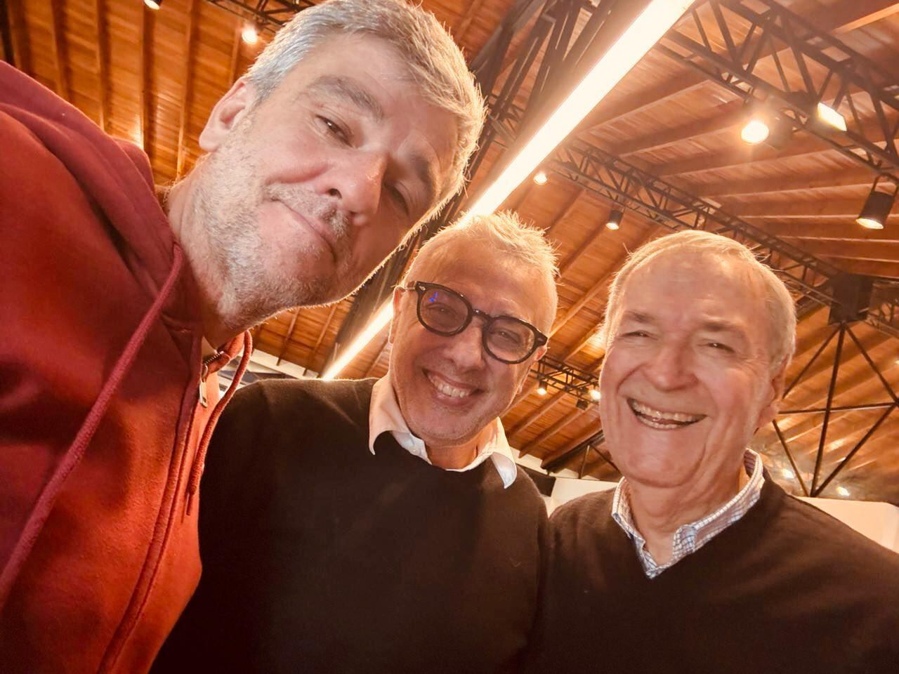 Schiaretti, Zamora y Zabaleta, parte de la vía del medio