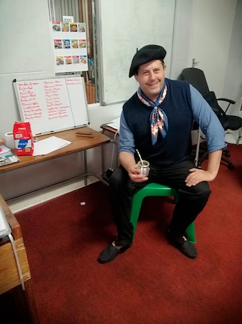 Pablo Berra vive desde hace