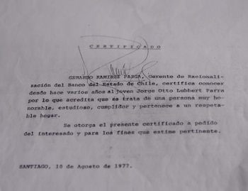 Carta de recomendación para la