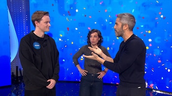 Roberto Leal junto a concursantes