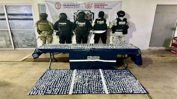 La droga asegurada
(SSP Guerrero)