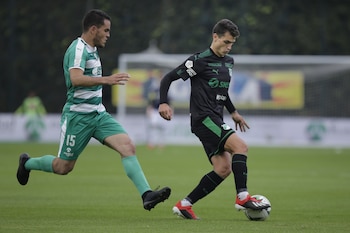 Juan Ignacio Dinenno con Deportivo