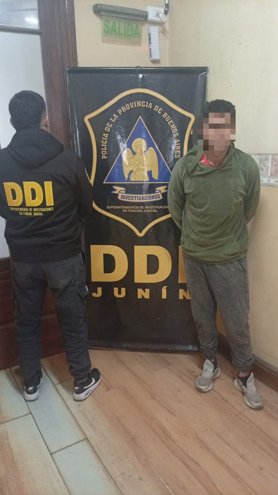 El detenido