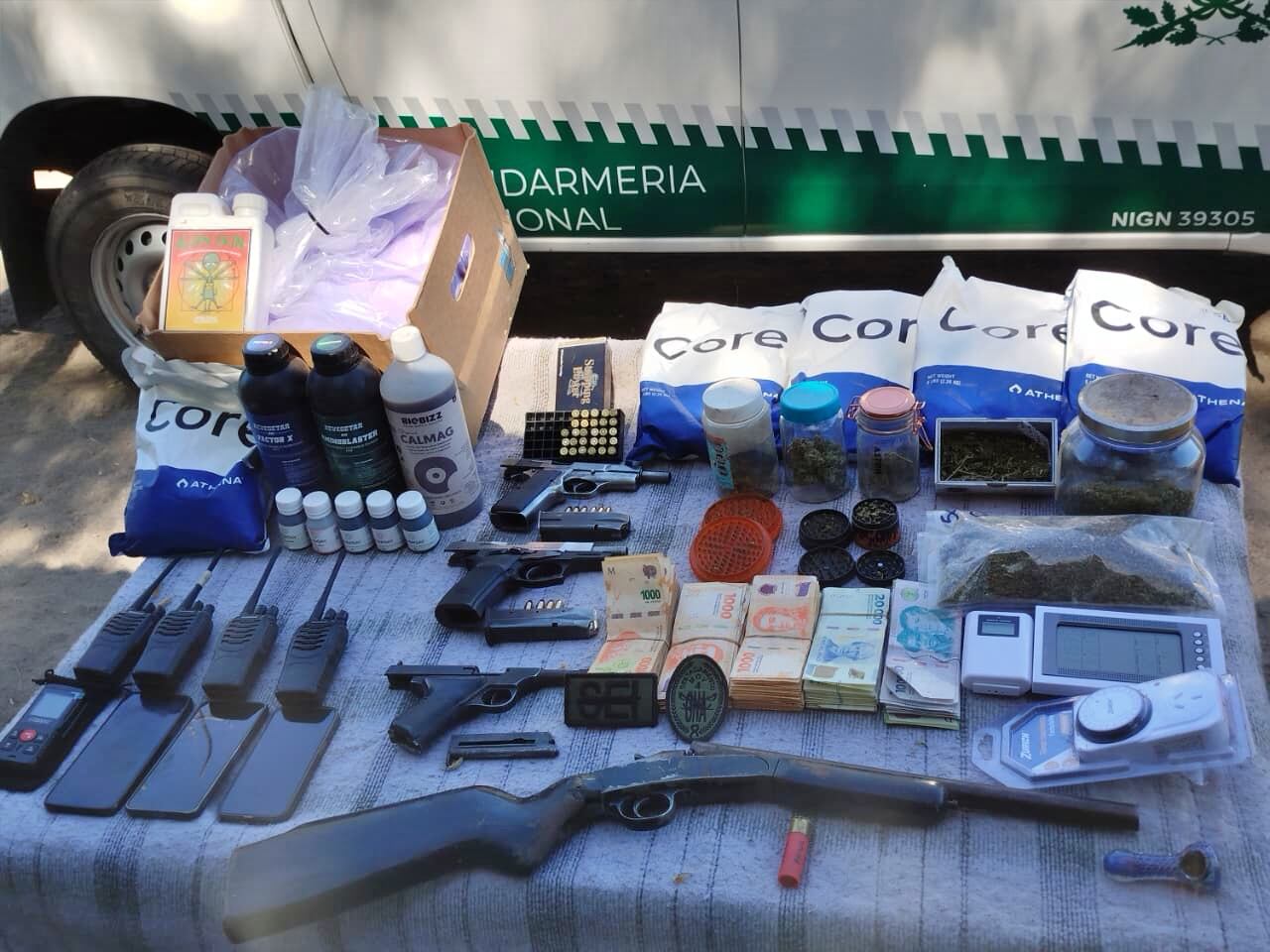 Gendarmería desarticuló una banda narco en Río Negro