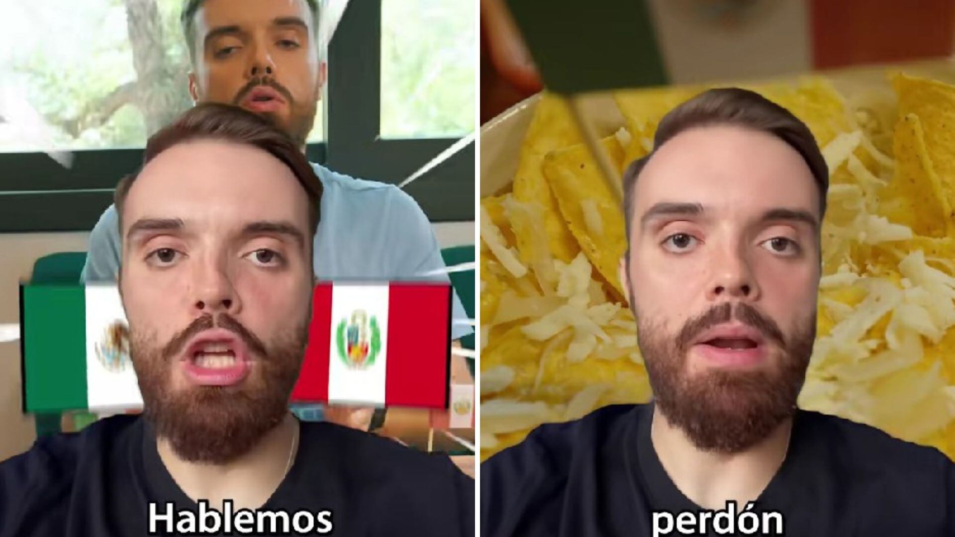 El creador español admitió su error y prometió probar los auténticos chilaquiles en su próxima visita. (TikTok / @ibaillanos)