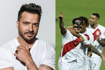 Luis Fonsi alienta a la selección peruana. (Foto: Composición)