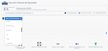 ONPE habilitó página web para ver el proceso de conteo de votos. (Foto: ONPE)