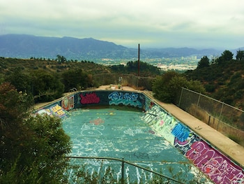 El complejo de piscinas de