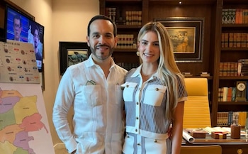 Ana Lucía Pineda, esposa de Abelardo de la Espriella, respaldó las medidas de protección tomadas por el candidato en campaña - crédito @analu_pineda/IG