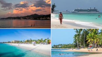 Las playas del Caribe, con