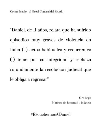 18/07/2025 Comunicación de la ministra
