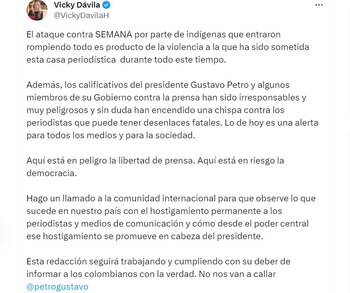 Ataque de indígenas a Semana