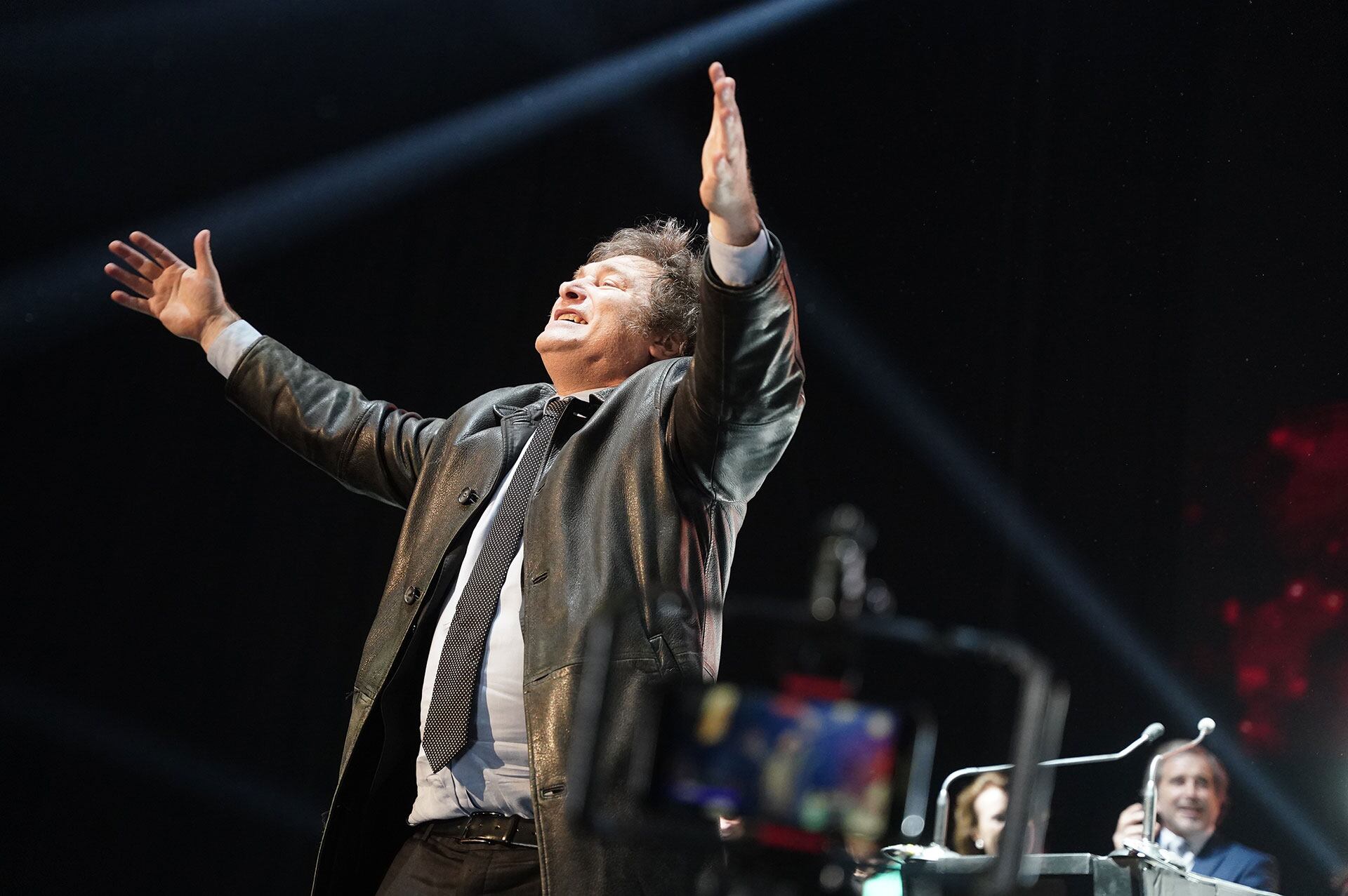 El mandatario nacional volverá al Movistar Arena (Franco Fafasuli)