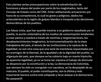 Para la funcionaria, las investigaciones