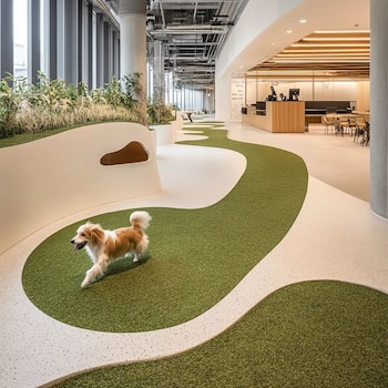 Guarderías, oficinas pet-friendly y áreas