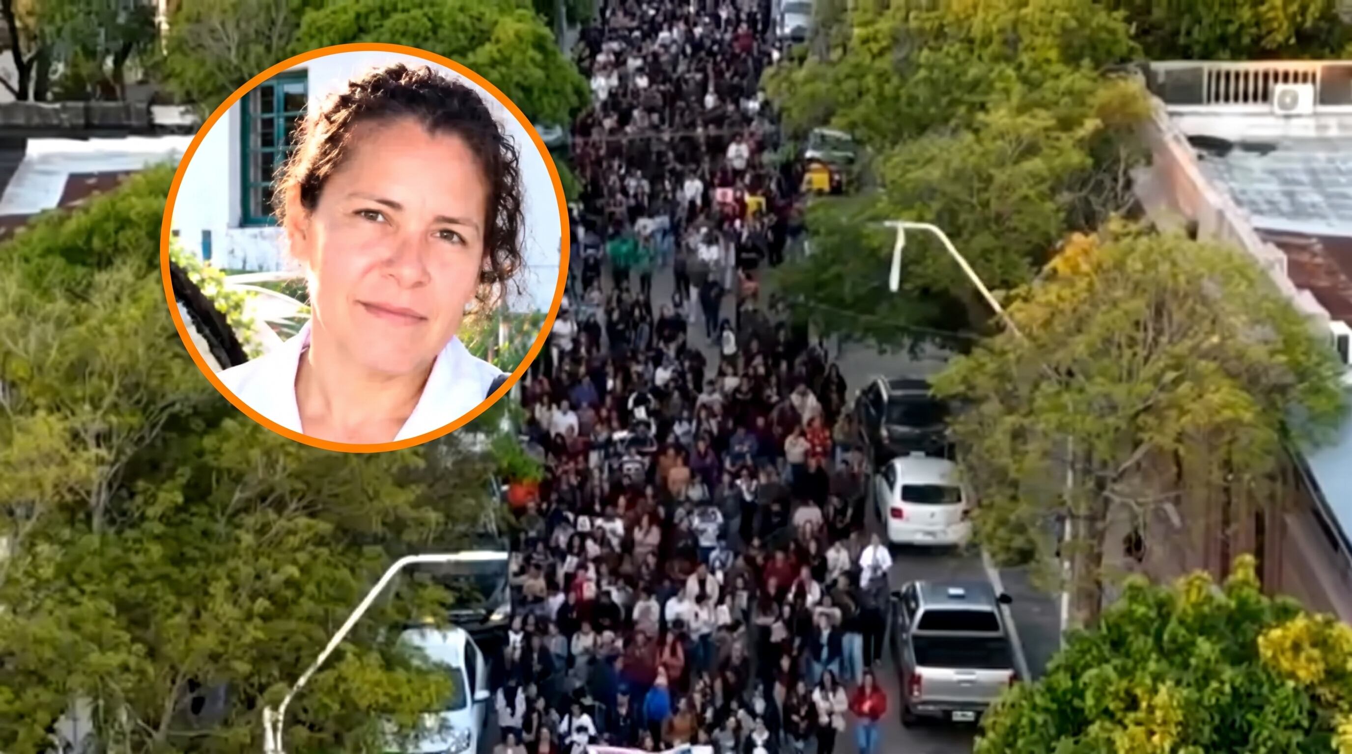 Marcha por Nancy Godoy, en la provincia de Corrientes (Imagen Ilustrativa Infobae)