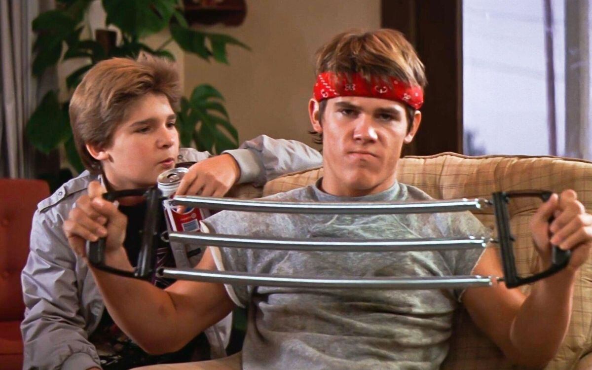 Josh Brolin y Corey Feldman en 'Los Goonies'