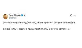 Altman celebró la unión con