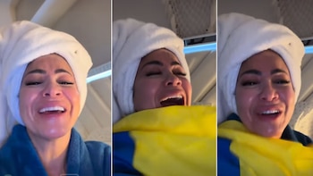 Carolina Sandoval reaccionó a la