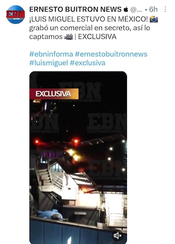 Captura de pantalla de video oscuro con cartel "EXCLUSIVA", luces rojas y blancas, escaleras y siluetas de personas en un escenario