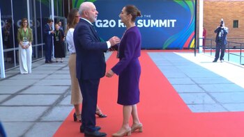 Sheinbaum llegó a la cumbre