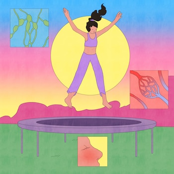 Some influencers promote specific exercise routines, like walking or jumping, to detox and de-puff the body’s lymphatic drainage system. (Maria Medem/The New York Times) -- FOR EDITORIAL USE ONLY WITH NYT STORY SLUGGED LYMPHATIC WORKOUT BY DANIELLE FRIEDMAN FOR AUG. 24, 2026. ALL OTHER USE PROHIBITED. --