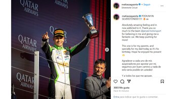 Matías Zagazeta publicó mensaje luego