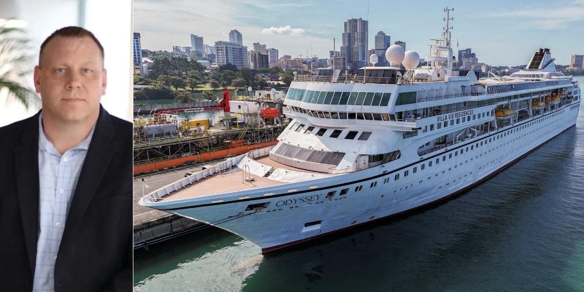 Mikael Petterson, fundador de Villa Vie Residences, reconoció que se siente “el villano” tras la suspensión del crucero Odyssey (Composición fotográfica)