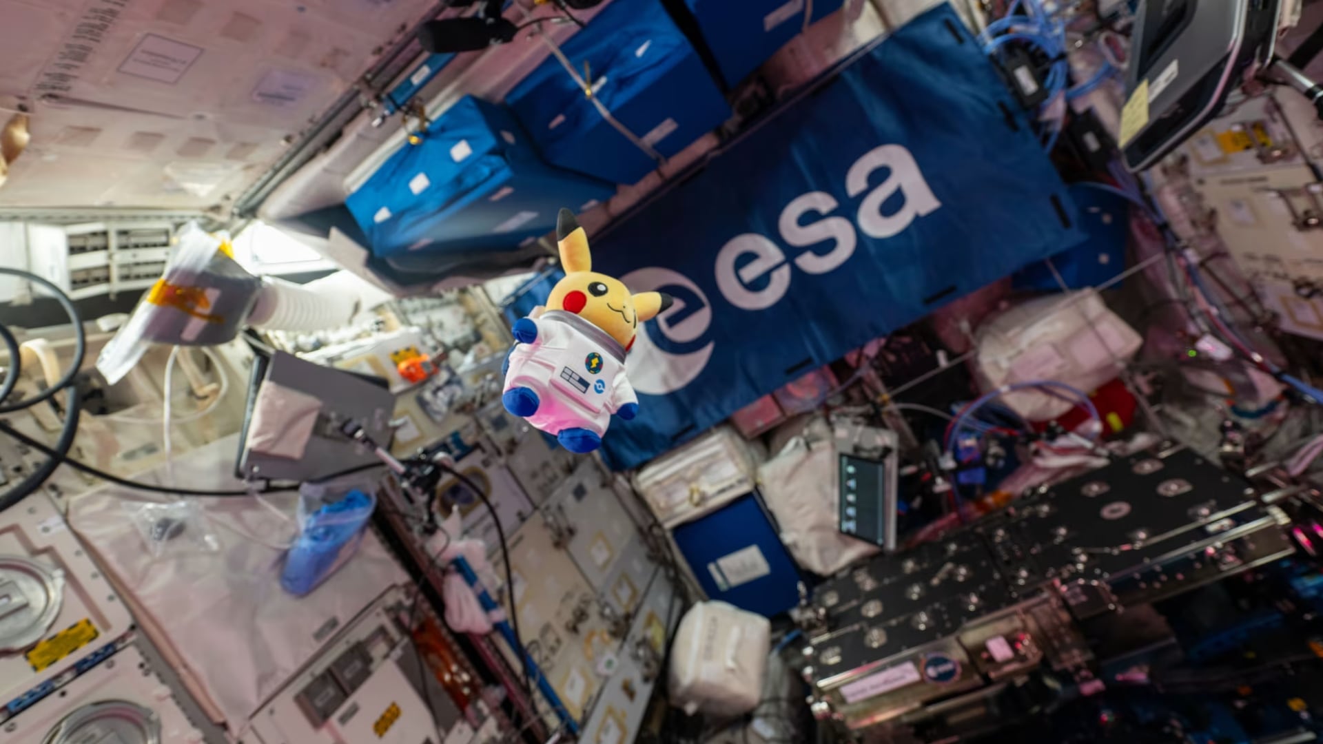 Un peluche de Pikachu viajó al espacio como parte de una colaboración entre The Pokémon Company International y la Agencia Espacial Europea (ESA). (Pokémon)