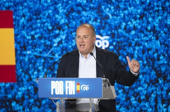 09/10/2026 El secretario general y director de campaña del Partido Popular, Miguel Tellado, durante una rueda de prensa, en la sede del PP, a 9 de octubre de 2026, en Madrid (España). Tellado ha comparecido ante los medios tras la primera reunión del Comité de Campaña del Partido Popular para los comicios del 29 de noviembre (29N).
POLITICA
Alberto Ortega - Europa Press