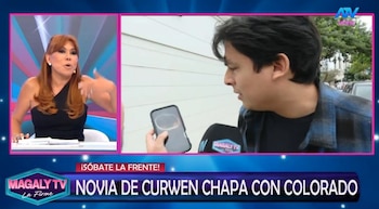Curwen responde al ampay de Carla Campos y revela qué hará con su relación. Captura: Magaly TV La Firme.