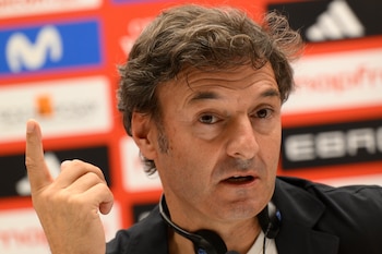 Santio Denia, seleccionador de la República Checa. (EFE/Eloy Alonso)