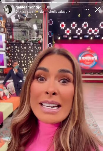 La conductora suele compartir contenido