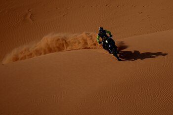 El español Lorenzo Santolino (Sherco)