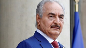 Los líderes enfrentados en Libia