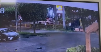 El video de vigilancia divulgado