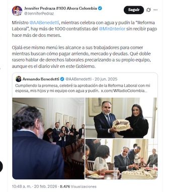 La candidata Jennifer Pedraza denunció