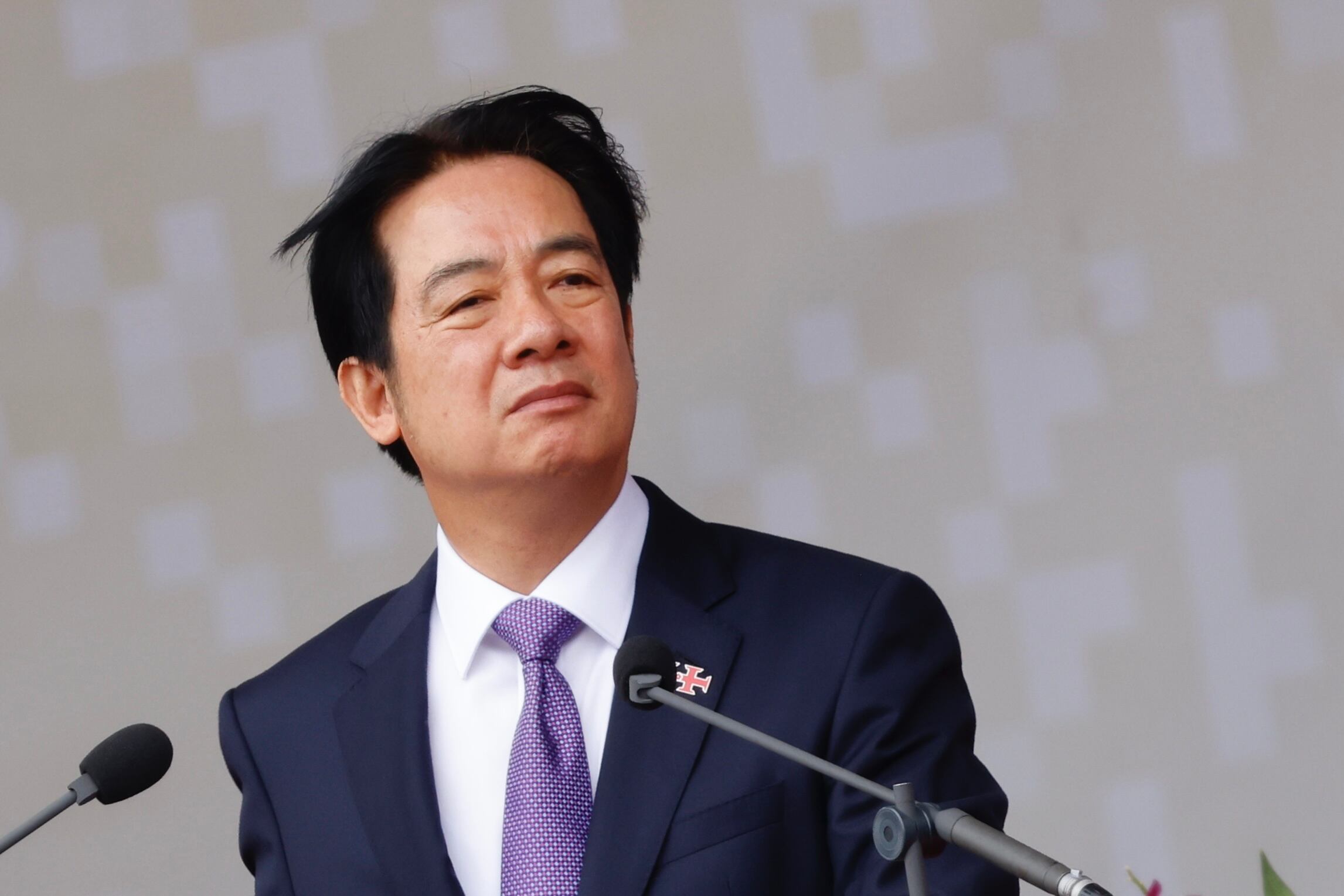 El presidente de Taiwán, William Lai, durante un acto público, en Taipei (Taiwán). EFE/Ritchie B. Tongo