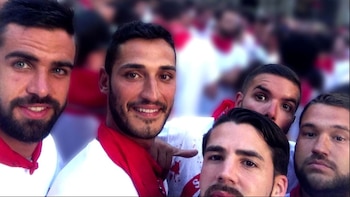 Los miembros de "La Manada"
