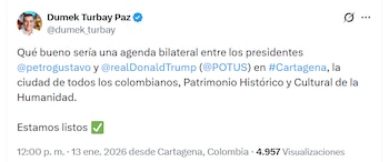 El alcalde Dumek Turbay propuso